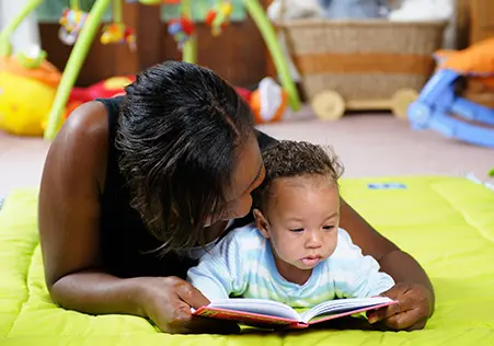 Infant reading book